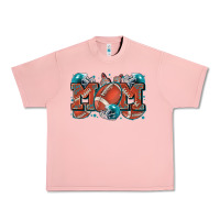 Salmon mom american football Urban Heavy Tee - Zillion Design Studio