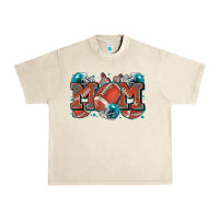 Sandshell mom american football Urban Heavy Tee - Zillion Design Studio