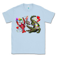 Dusty Blue mardi gras Classic Tee - RacoonDesign