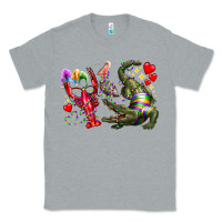 Heather Grey mardi gras Classic Tee - RacoonDesign