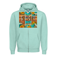 Seafoam senior 2024 tumbler  2 artiststas Zipper Hoodie - Artiststas