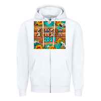 White senior 2024 tumbler  2 artiststas Zipper Hoodie - Artiststas