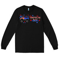 Black all american boy libbey glass Long Sleeve Tee - HRA Design Shop