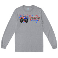 Heather Grey all american boy libbey glass Long Sleeve Tee - HRA Design Shop