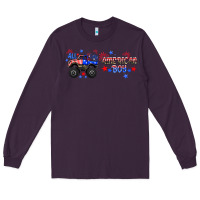 Plum all american boy libbey glass Long Sleeve Tee - HRA Design Shop