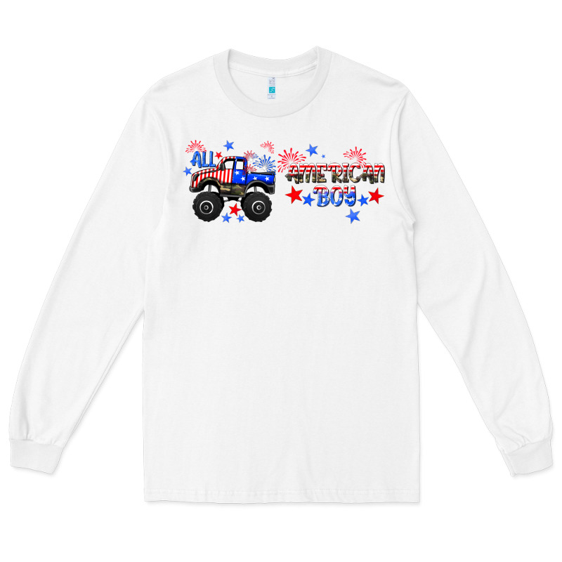 All American Boy Libbey Glass Long Sleeve Tee by HRA Design Shop | Teevron