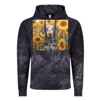 Cloud Black dalmatian Vintage Hoodie - Unal Design