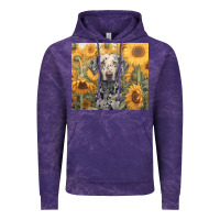 Cloud Purple dalmatian Vintage Hoodie - Unal Design