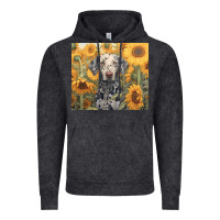 Vintage Black dalmatian Vintage Hoodie - Unal Design