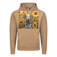 Vintage Coffee dalmatian Vintage Hoodie - Unal Design