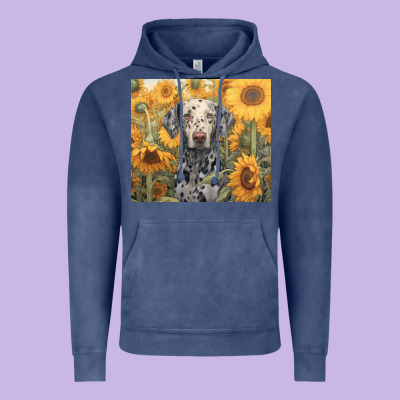 Dalmatian Vintage Hoodie Designed By Unal Design
