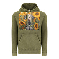 Vintage Olive dalmatian Vintage Hoodie - Unal Design