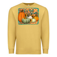 Antique Gold It's Fall y'all pumpkins halloween and sunflowers Premium Sweatshirt - Jasminsmagicworld