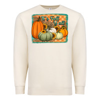 Sandshell It's Fall y'all pumpkins halloween and sunflowers Premium Sweatshirt - Jasminsmagicworld