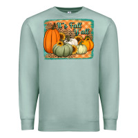 Seafoam It's Fall y'all pumpkins halloween and sunflowers Premium Sweatshirt - Jasminsmagicworld