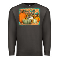Smoke It's Fall y'all pumpkins halloween and sunflowers Premium Sweatshirt - Jasminsmagicworld