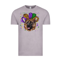 Vintage Zinc mardi gras hat german shepherd Vintage Tee - RanaPortraitStore