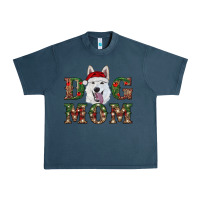 Midnight Navy christmas  white shepherd dog mom Urban Heavy Tee - RanaPortraitStore