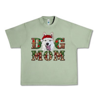 Oil Green christmas  white shepherd dog mom Urban Heavy Tee - RanaPortraitStore