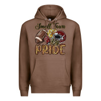 Chestnut small town big pride maroon yellow Premium Hoodie - MaliasSmallBusiness