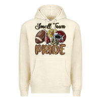 Sandshell small town big pride maroon yellow Premium Hoodie - MaliasSmallBusiness