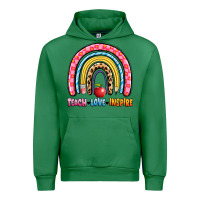 Emerald teach love inspire rainbow Urban Hoodie - Artiststas