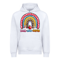White teach love inspire rainbow Urban Hoodie - Artiststas