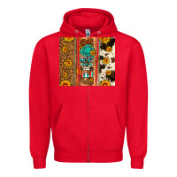 Red senior 2024 Zipper Hoodie - Artiststas