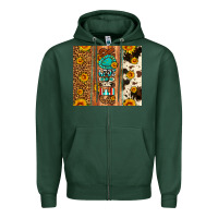 Sports Green senior 2024 Zipper Hoodie - Artiststas