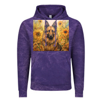 Cloud Purple german shepherd Vintage Hoodie - Unal Design