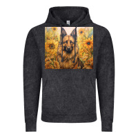Vintage Black german shepherd Vintage Hoodie - Unal Design