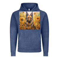Vintage Denim german shepherd Vintage Hoodie - Unal Design