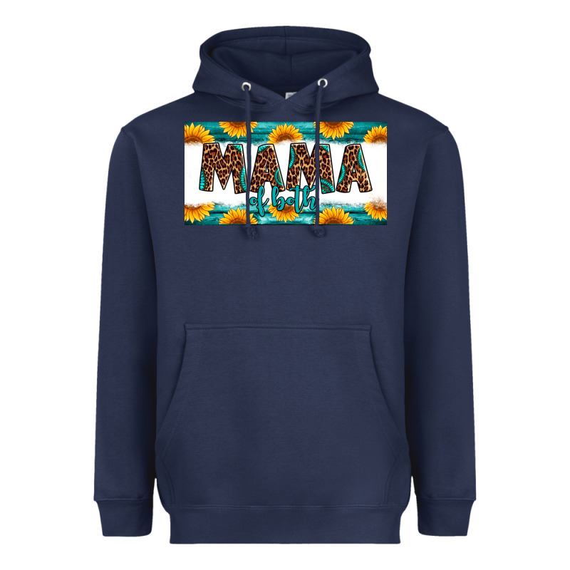 Mama Of Both License Plate Heavyweight Hoodie by Jasminsmagicworld | Teevron