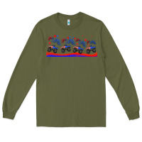 Army Green american truck libbey glass Long Sleeve Tee - HRA Design Shop