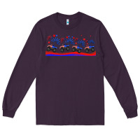 Plum american truck libbey glass Long Sleeve Tee - HRA Design Shop