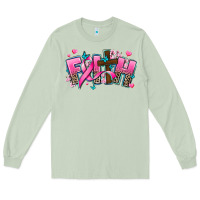 Matcha cancer faith cross Long Sleeve Tee - AdoDesignShop