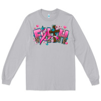 Cancer Faith Cross Long Sleeve Tee | Teevron