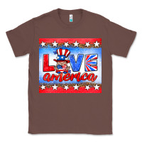 Chestnut love america gnome Classic Tee - HRA Design Shop