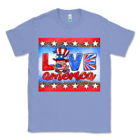 Colony Blue love america gnome Classic Tee - HRA Design Shop