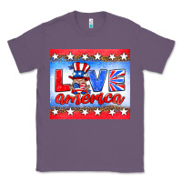 Lavender love america gnome Classic Tee - HRA Design Shop