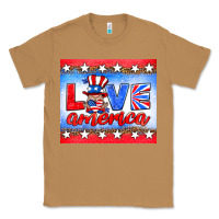 Toasted Coconut love america gnome Classic Tee - HRA Design Shop