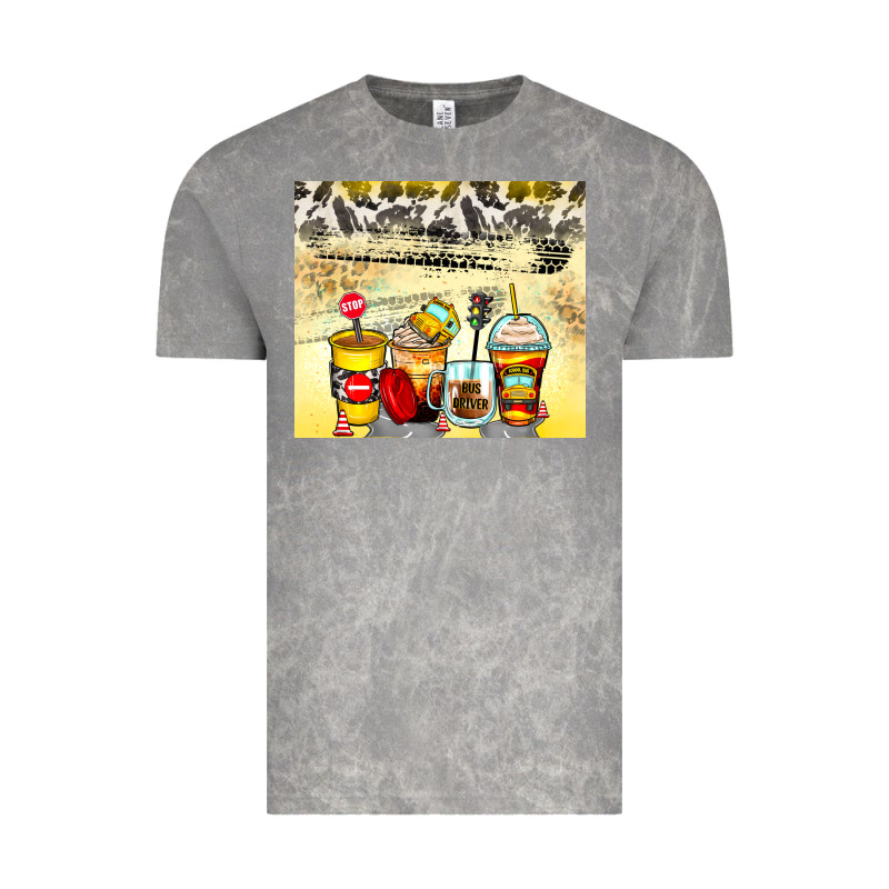 Bus Driver Coffee Cups Vintage Tee by Zillion Design Studio | Teevron