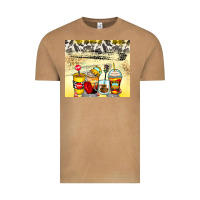 Vintage Camel bus driver coffee cups Vintage Tee - Zillion Design Studio