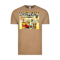Vintage Coffee bus driver coffee cups Vintage Tee - Zillion Design Studio
