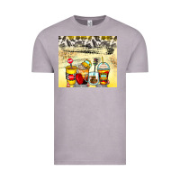 Vintage Zinc bus driver coffee cups Vintage Tee - Zillion Design Studio