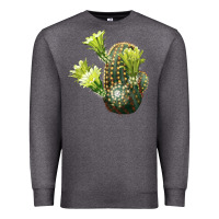 Charcoal Heather nylon hedgehog cactus Premium Sweatshirt - LillyAllenDesigns