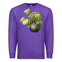 Purple nylon hedgehog cactus Premium Sweatshirt - LillyAllenDesigns