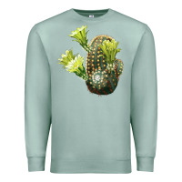 Seafoam nylon hedgehog cactus Premium Sweatshirt - LillyAllenDesigns