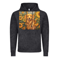 Vintage Black golden retriever Vintage Hoodie - Unal Design