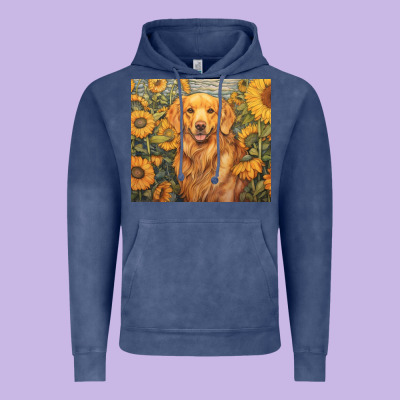 Golden Retriever Vintage Hoodie Designed By Unal Design